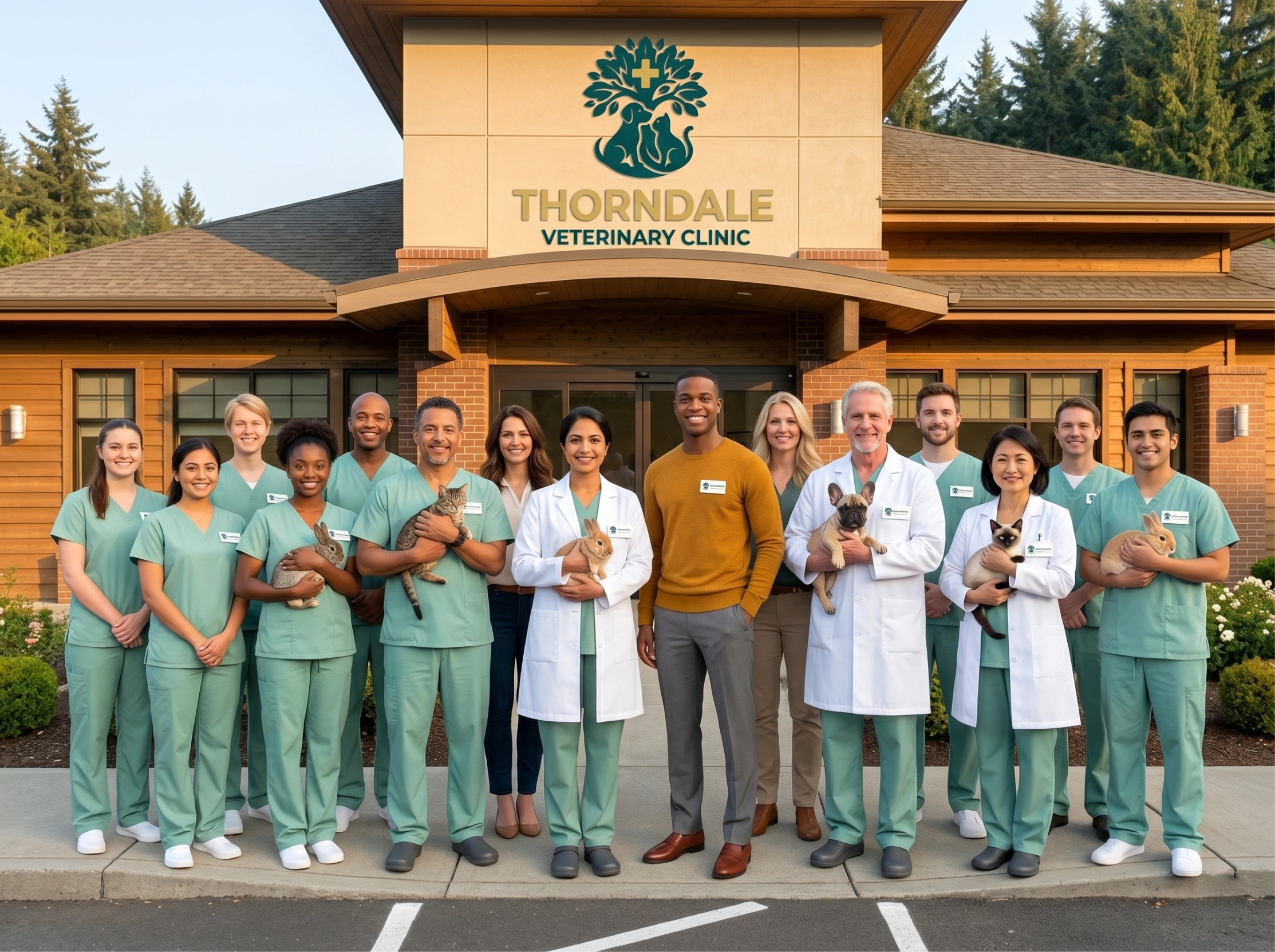 The Thorndale Vet Clinic team